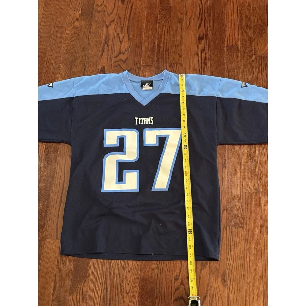 Vtg Tennessee Titans Eddie George‎ Jersey L NFL Football Logo Athletic